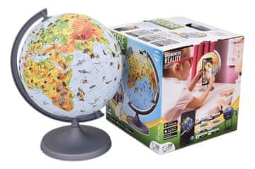 Globus za zoološki vrt 22 cm + knjiga + aplikacija