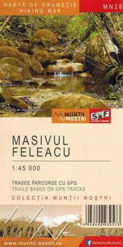 Masiv Feleacu 1:45 000. Turistička karta MN28.
