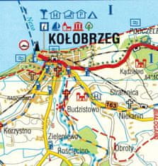 Accent Bikes Szczecinska obala 1:150.000. Turistička karta / Karta grada.