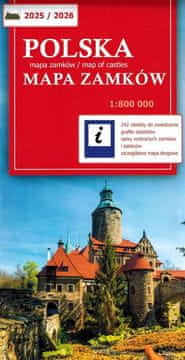 NEO Poljska 1:800.000. Turistička karta poljskih dvoraca. Izdanje 2025./2026.