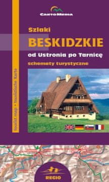Beskidske planine / Beskidske staze. Turistička karta.
