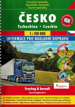 Freytag & Berndt Češka 1:100.000. Automobilski i turistički atlas. Izdanje 2023./2024.