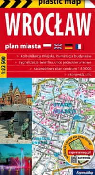 Wrocław 1:22 500. Folirana karta / Karta grada. Izdanje 2025.