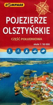 Compass Olsztyn Lake District - južni dio 1:50 000. Turistička karta. Izdanje 2024. Kompas