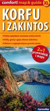 Krf i Zakintos / Zakintos. Laminirana turistička karta + mini vodič. Izdanje 2025.