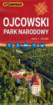 Compass Nacionalni park Ojców / Ojców 1:20.000. Turistička karta. Objavljeno 2025. Kompas