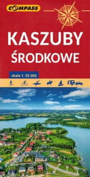 Compass Središnja Kašubija 1:55.000. Turistička karta. Kompas