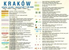 Compass Krakov 1:20.000. Karta / Plan grada. Objavljeno 2026. Kompas