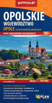 Opolsko vojvodstvo / Opole. Cestovna i turistička karta / Karta grada. Galileos