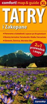Tatre i Zakopane. Laminirana turistička karta + mini vodič. Izdanje 2024.