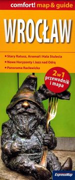 Wrocław. Laminirana karta / Karta grada + Mini vodič. Izdanje 2023.