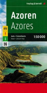 Freytag & Berndt Azori 1:50.000. Cestovna i turistička karta.