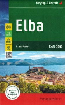 Freytag & Berndt Elba 1:45.000. Vodootporna cestovna i turistička karta. Objavljeno 2025.