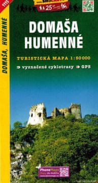 Shocart Domasza, Humenne / Domasa Humenne. Turistička karta 1115.