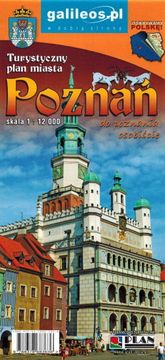 Poznań 1:12 000. Karta / Turistički grada. Galileos