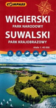 Compass Nacionalni park Wigry i Park prirode Suwałki. Turistička karta. Izdanje za 2023. Kompas