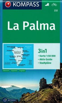 La Palma 1:50.000. Plastificirana turistička karta 232.
