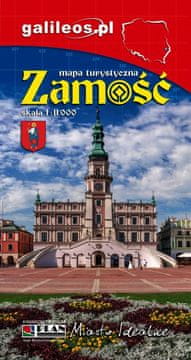 Zamość 1:11.000. Karta grada / Turistička karta. Objavljeno 2025. Galileos