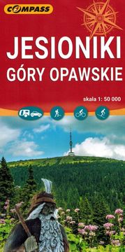 Compass Jeseníky, Opavske gore 1:50.000. Turistička karta. Izdanje 2024. Kompas