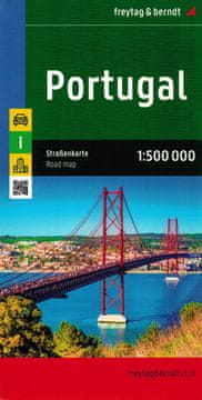 Freytag & Berndt Portugal 1:500.000. Cestovna i turistička karta.