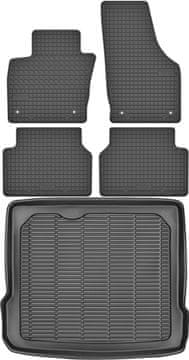 Audi Q3 Crossover od 2011. do 2018. SET - gumene autotepihe + prostirka za prtljažnik