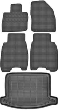 Honda Civic IX Hatchback od 2012. do 2017. SET - gumene autotepihe + prostirka za prtljažnik