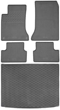 Mercedes GLA I Crossover od 03/2014-11/2019 SET - gumene autotepihe + prostirka za prtljažnik