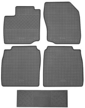 RIGUM 901047 Podne prostirke + 900101 Navlaka - Honda Civic IX Limuzina / Karavan / Hatchback od 2012. do 2017., aluminijski HND prednji - UGRADNJA