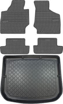 Audi TT II Coupe od 2006. do 2014. SET - gumene autotepihe + prostirka za prtljažnik