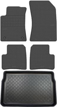 Citroen C3 III Hatchback od 01.2017 SET - gumene autotepihe + prostirka za prtljažnik