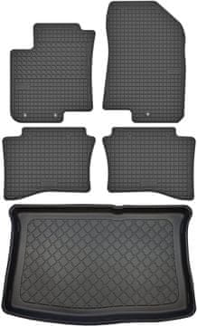 Hyundai i20 II GB Hatchback od 12/2014-07/2020 SET - gumene autotepihe + prostirka za prtljažnik
