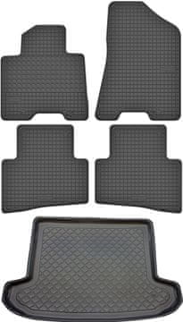 Hyundai Tucson III SUV od 07.2015 SET - gumene autotepihe + prostirka za prtljažnik