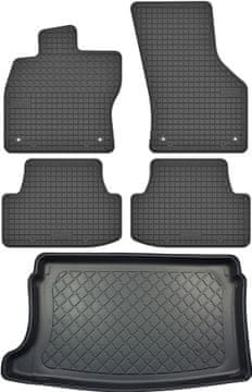 Seat Ibiza V Hatchback od 06.2017 SET - gumene autotepihe + prostirka za prtljažnik