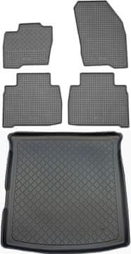 Ford S-Max II VAN (5 vrata) od 09.2015. SET - gumene prostirke za auto + prostirka za prtljažnik