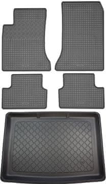 Mercedes B-klasa W246 KOMBI (5 vrata) od 10.2011.-12.2018. SET - gumene autotepihe + prostirka za prtljažnik
