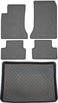 Mercedes B-klasa W246 KOMBI (5 vrata) od 10.2011.-12.2018. SET - gumene autotepihe + prostirka za prtljažnik