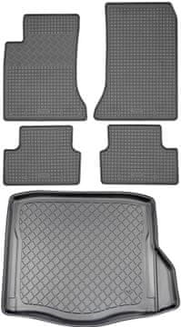 Mercedes CLA C117 Coupe (5 vrata) od 03.2013.-03.2019. SET - gumene autotepihe + prostirka za prtljažnik