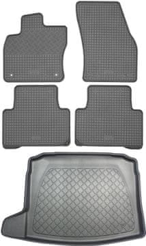 Volkswagen Tiguan II SUV (5 vrata) od 05.2016. SET - gumene autotepihe + prostirka za prtljažnik