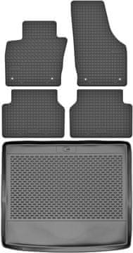 Audi Q3 I SUV od 2011. do 2018. SET - gumene autotepihe + prostirka za prtljažnik