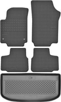Škoda Citigo Hatchback od 2012. do 2019. SET - gumene autotepihe + prostirka za prtljažnik