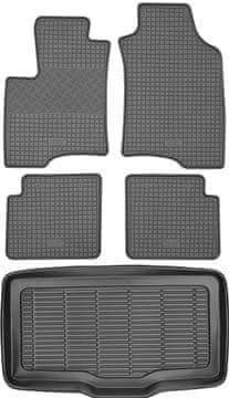 Fiat Panda III / Panda Hybrid Hatchback od 2012. SET - gumene autotepisi + prostirka za prtljažnik