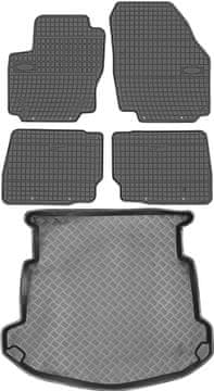Ford Mondeo MK4 Hatchback od 2011. do 2014. SET - gumene autotepihe + prostirka za prtljažnik