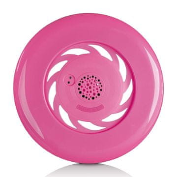 Northix Bluetooth zvučnik Frizbi, vodootporan, roze, domet 20 m