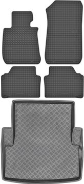 BMW 3 E90 limuzina od 2004. do 2012. SET - gumene autotepihe + prostirka za prtljažnik