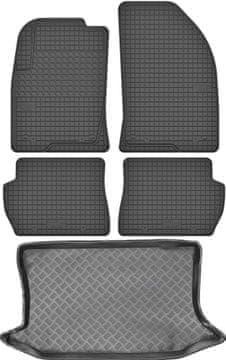 Ford Fiesta V Hatchback od 2002. do 2008. SET - gumene autotepisi + prostirka za prtljažnik