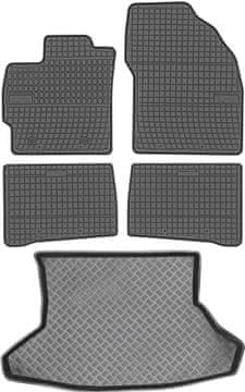 Toyota Prius III Liftback od 2010. do 2015. SET - gumene autotepihe + prostirka za prtljažnik