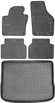 Volkswagen Tiguan I SUV od 2007. do 2016. SET - gumene autotepihe + prostirka za prtljažnik