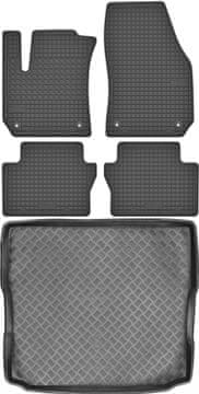 Opel Zafira B Minivan od 2005. do 2011. SET - gumene autotepihe + prostirka za prtljažnik