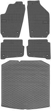 Škoda Fabia I Kombi od 2000-2008 SET - gumene autotepihe + prostirka za prtljažnik