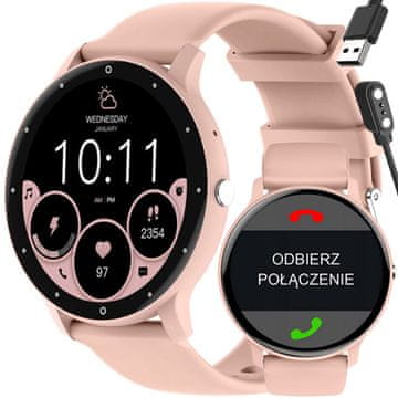 Rubicon PAMETNI SAT UNISEX RNCF16 - BLUETOOTH POZIV, GOOGLE FIT TRENING (sr058d)